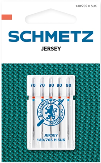 AGUJA SCHMETZ PUNTA DE BOLA 130/705SUK Nº 70  80  90